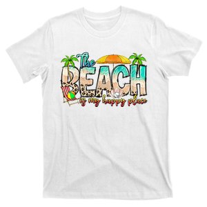 The Beach Is My Happy Place Vacation Summer T-Shirt