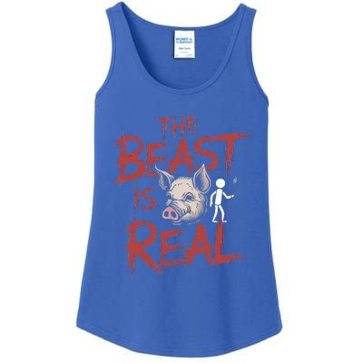 The Beast Is Real Lord Of The Flies Ladies Essential Tank