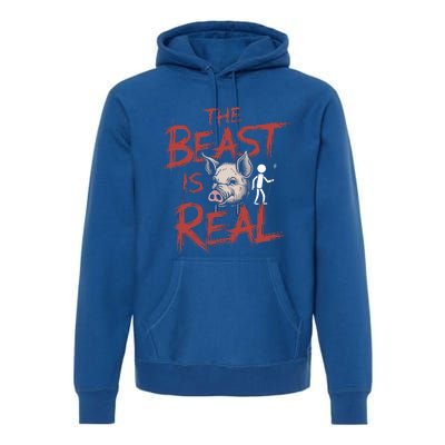 The Beast Is Real Lord Of The Flies Premium Hoodie