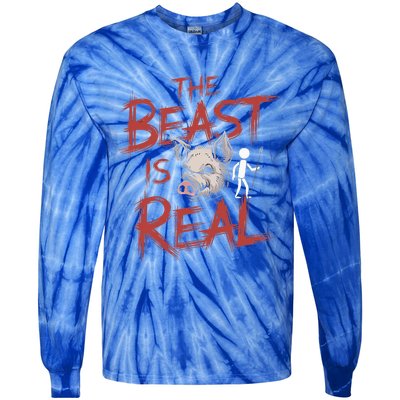 The Beast Is Real Lord Of The Flies Tie-Dye Long Sleeve Shirt