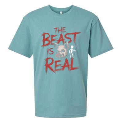 The Beast Is Real Lord Of The Flies Sueded Cloud Jersey T-Shirt