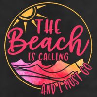 The Beach Is Calling And I Must Go 25L Jumbo Tote