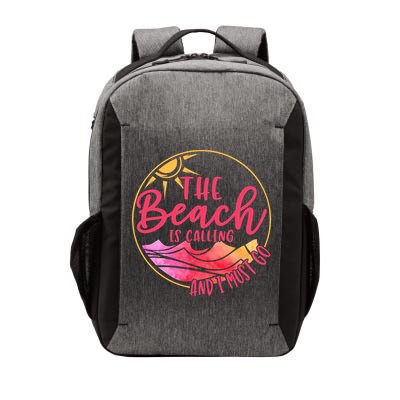 The Beach Is Calling And I Must Go Vector Backpack