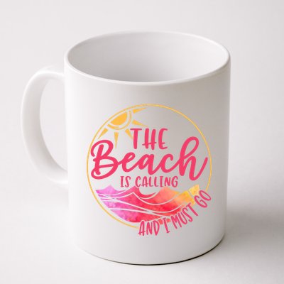The Beach Is Calling And I Must Go Mug