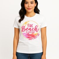 The Beach Is Calling And I Must Go Womens T-Shirt