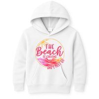 The Beach Is Calling And I Must Go Kids Hoodie
