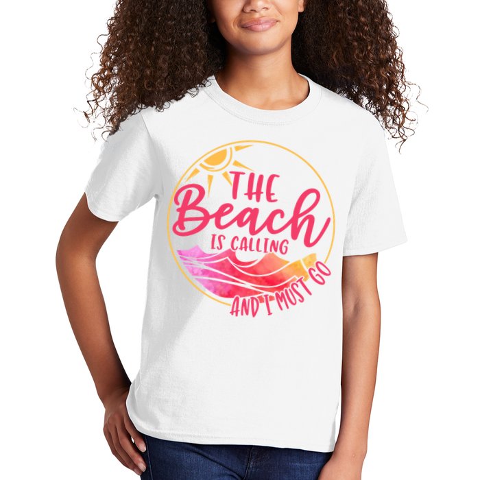 The Beach Is Calling And I Must Go Kids T-Shirt