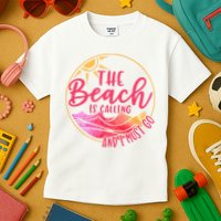 The Beach Is Calling And I Must Go Kids T-Shirt