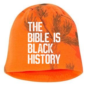 The Bible Is Black History Month For Black Black Gift Kati - Camo Knit Beanie