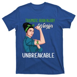 Traumatic Brain Injury Awareness Warrior Unbreakable Gift T-Shirt