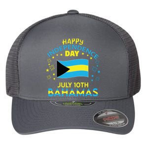 The Bahamas Independence Day Bahamian Pride The Bahamas Flag Flexfit Unipanel Trucker Cap