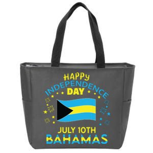 The Bahamas Independence Day Bahamian Pride The Bahamas Flag Zip Tote Bag