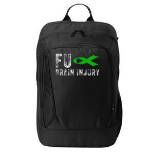 Traumatic Brain Injury Awareness Fu Traumatic Brain Injury City Backpack