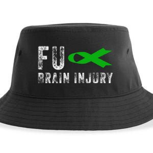 Traumatic Brain Injury Awareness Fu Traumatic Brain Injury Sustainable Bucket Hat