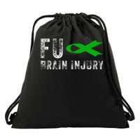 Traumatic Brain Injury Awareness Fu Traumatic Brain Injury Drawstring Bag