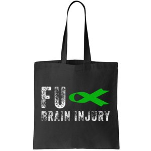 Traumatic Brain Injury Awareness Fu Traumatic Brain Injury Tote Bag