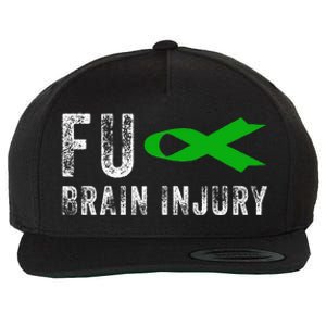 Traumatic Brain Injury Awareness Fu Traumatic Brain Injury Wool Snapback Cap