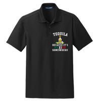 Tequila Because It's Mexico Somewhere - Cinco De Mayo Dry Zone Grid Polo