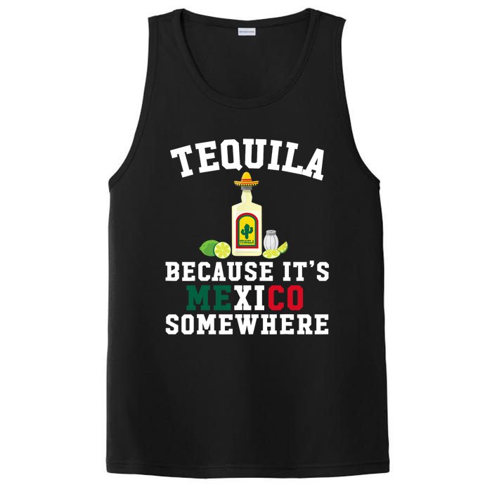 Tequila Because It's Mexico Somewhere - Cinco De Mayo PosiCharge Competitor Tank