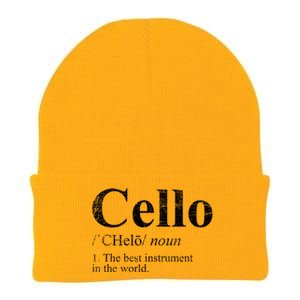 The Best Instrut In The World Cello Great Gift Knit Cap Winter Beanie