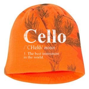 The Best Instrut In The World Cello Great Gift Kati - Camo Knit Beanie