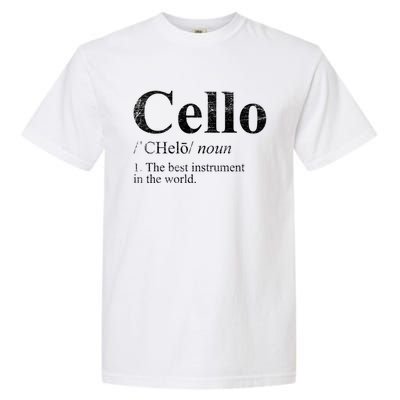 The Best Instrut In The World Cello Great Gift Garment-Dyed Heavyweight T-Shirt