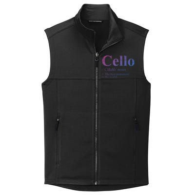 The Best Instrut In The World Cello Great Gift Collective Smooth Fleece Vest