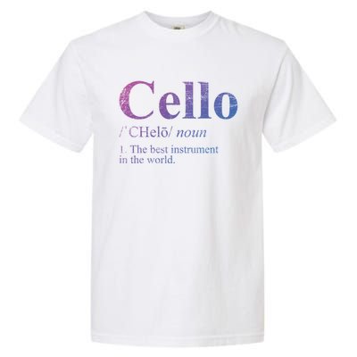 The Best Instrut In The World Cello Great Gift Garment-Dyed Heavyweight T-Shirt