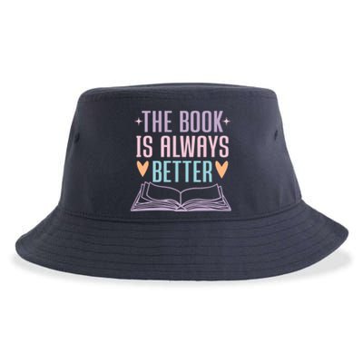 The Book Is Always Better Books Lover Sustainable Bucket Hat