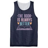 The Book Is Always Better Books Lover Mesh Reversible Basketball Jersey Tank