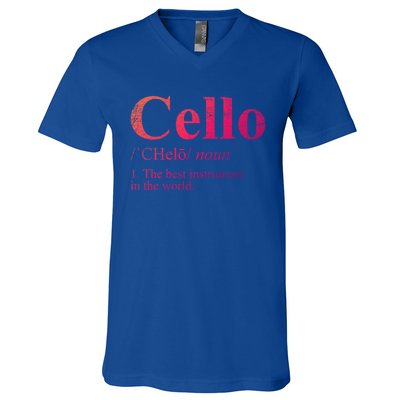 The Best Instrut In The World Cello Great Gift V-Neck T-Shirt