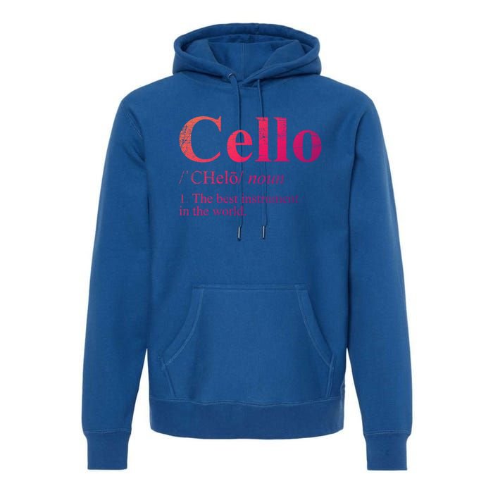 The Best Instrut In The World Cello Great Gift Premium Hoodie