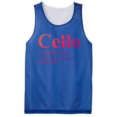 The Best Instrut In The World Cello Great Gift Mesh Reversible Basketball Jersey Tank