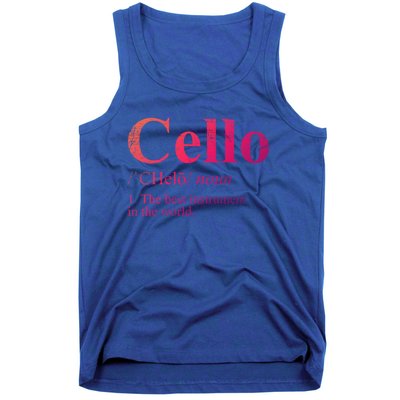 The Best Instrut In The World Cello Great Gift Tank Top