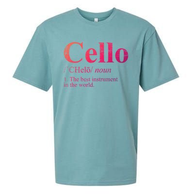 The Best Instrut In The World Cello Great Gift Sueded Cloud Jersey T-Shirt