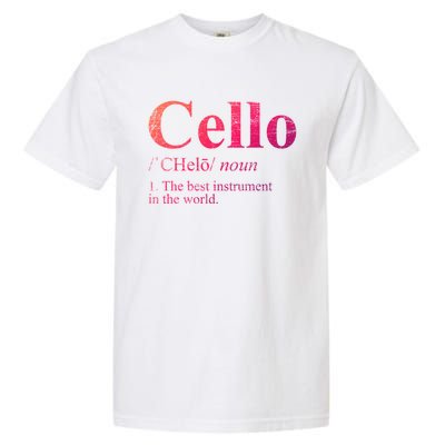 The Best Instrut In The World Cello Great Gift Garment-Dyed Heavyweight T-Shirt