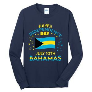 The Bahamas Independence Day Bahamian Pride The Bahamas Flag Tall Long Sleeve T-Shirt