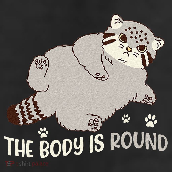 The Body Is Round Pallas Cat Funny Cute Pallas Cat Lover 7 Panel Mesh Trucker Snapback Hat