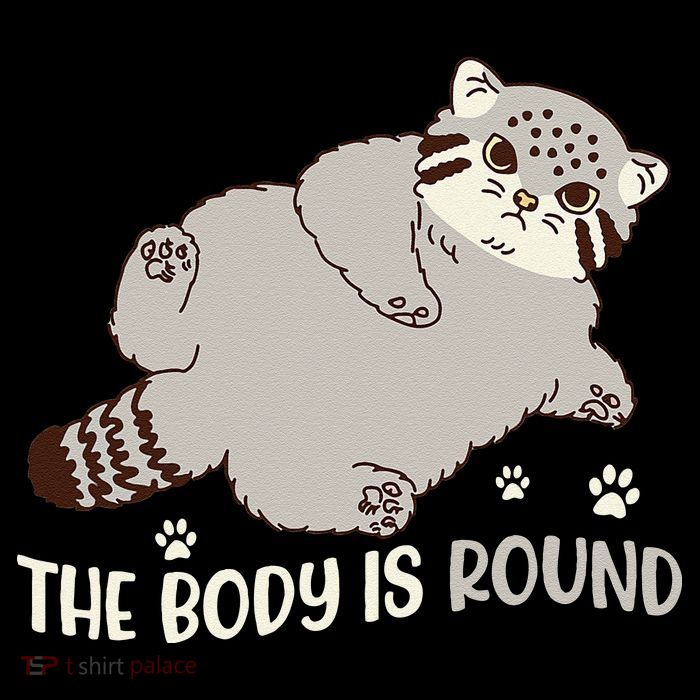 The Body Is Round Pallas Cat Funny Cute Pallas Cat Lover 16 in Basic Backpack