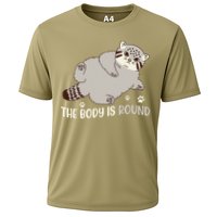 The Body Is Round Pallas Cat Funny Cute Pallas Cat Lover Cooling Performance Crew T-Shirt