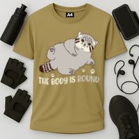 The Body Is Round Pallas Cat Funny Cute Pallas Cat Lover Cooling Performance Crew T-Shirt