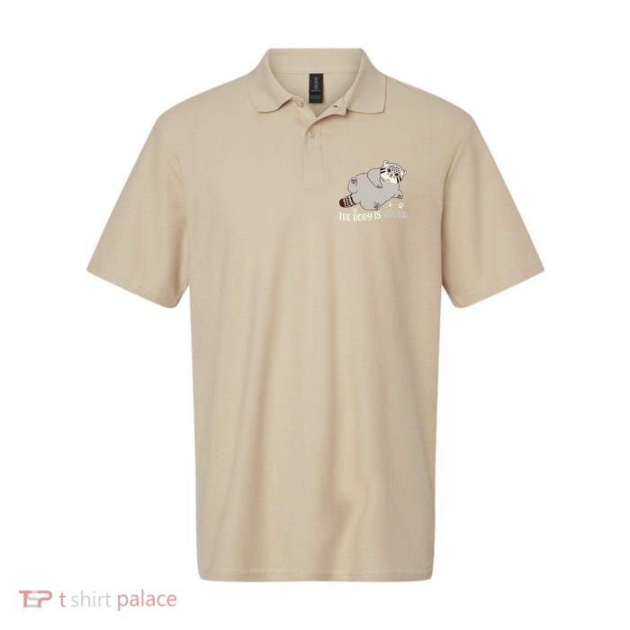 The Body Is Round Pallas Cat Funny Cute Pallas Cat Lover Polo
