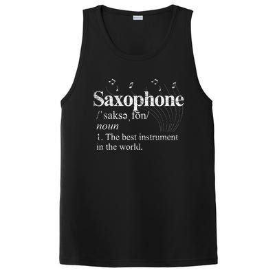 The Best Instrut In The World Saxophone Gift PosiCharge Competitor Tank