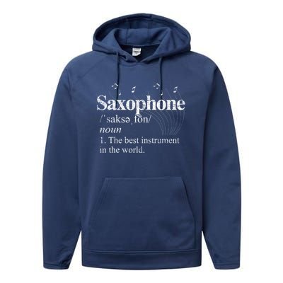 The Best Instrut In The World Saxophone Gift Performance Fleece Hoodie