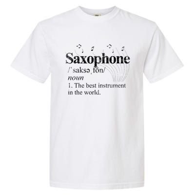 The Best Instrut In The World Saxophone Gift Garment-Dyed Heavyweight T-Shirt