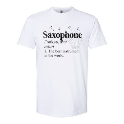 The Best Instrut In The World Saxophone Gift Softstyle CVC T-Shirt