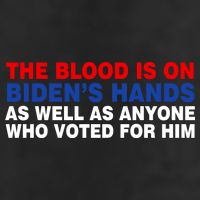 The Blood Is On Biden's Hands 11oz C Handle Ceramic Mug