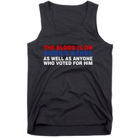 The Blood Is On Biden's Hands Tank Top