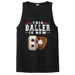 The Baller Is Now Baseball Player Lover Trending Gift Idea PosiCharge Competitor Tank