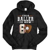 The Baller Is Now Baseball Player Lover Trending Gift Idea Tie Dye Hoodie